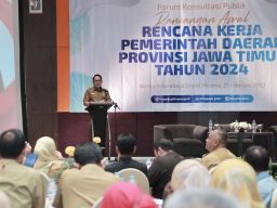 Konsultasi Publik Rancangan Awal RKPD 2024, Merancang Solusi Penyelesaian Berbagai Persoalan Jatim