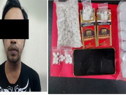 Polres Tanjung Perak Berhasil Mengamankan Tersangka Pengedar Ribuan Pil Double L