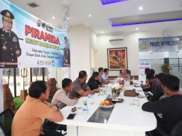 Hadapi Tahun Politik, Polres Mojokerto Perkuat Sinergi Dengan Awak Media
