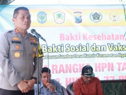 PWI Nganjuk Gelar Baksos Bersama Forkopimda