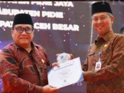 Pj Bupati Pidie Terima Penghargaan KPPN Awards Atas Prestasi Penyaluran TKD Terbaik II