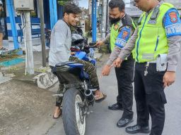 Wujudkan Zero Knalpot Brong, 63 Kendaraan Diamankan Saat Gelar Operasi