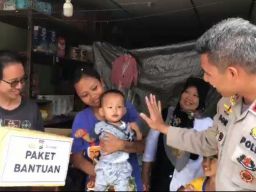 Polresta Malang Kota Distribusikan Bantuan Untuk Balita, Dukung Pemerintah Cegah Stunting