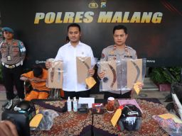Polres Malang Berhasil Menangkap Pelaku Curas di Dua TKP Yang Sempat Viral di Medsos