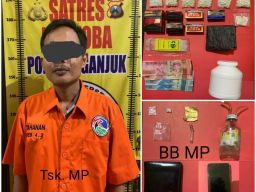 Polisi Tangkap Kuli Bangunan Diduga Edarkan Pil Koplo dan Sabu