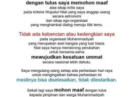 Kekurangan dan Kelebihan Permintaan Maaf dari Prof. Dr. Thomas Djamaluddin di Medsos