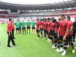 Presiden Jokowi Temui Pemain Timnas U-20 di Stadion Utama GBK