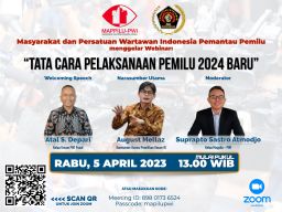 Webinar Mappilu-PWI dan KPU: Menilik Tata Cara Pelaksanaan Pemilu 2024