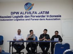 Update Peraturan terbaru Kegiatan Export Import, DPW ALFI Jatim Gelar Diskusi Dengan Bea Cukai Perak