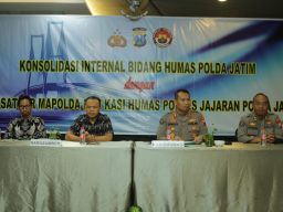 Polda Jatim Gelar Konsolidasi Perkuat Fungsi Humas Jajaran Polda dan Polres Se-Jawa Timur