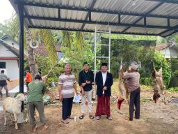 HMI Cabang Jember Komisariat Ibn Khaldun  Sembelih 7 Ekor Kambing Qurban