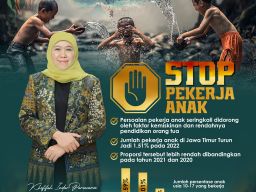 Tren Pekerja Anak di Jatim Turun Signifikan Selama Tiga Tahun Berturut-turut, Tahun 2022 Capai 1,51%
