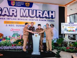 Bermodalkan Dana Bagi Hasil Cukai Tembakau, Pemkab Jember Gelar Pasar Murah