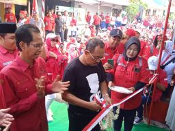 Pendirian Posko Ganjar di Kampung Krukah, Bacaleg PDIP: Implementasi Pesan Ibu Mega