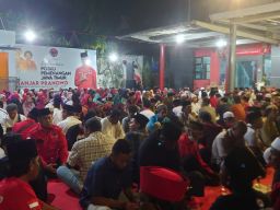 40 Hari Almarhum Whisnu Sakti Buana Digelar di Posko Pandegiling Surabaya