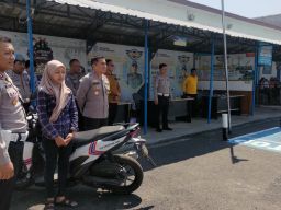 Kapolres Nganjuk Sidak Layanan SIM Satpas Polres Nganjuk