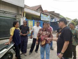 Lagi, Cak Yo Sidak Proyek Pengerjaan Drainase, Kali Ini di Simo Hilir Timur Raya