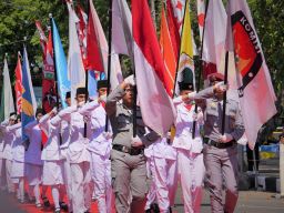 Kirab Pemilu Jalur VII Lamongan Jawa Timur,  Antusiasme Masyarakat Sambut Pesta Demokrasi 2024