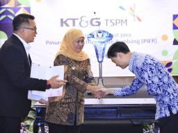 Perusahaan Rokok Terbesar Di Korea Selatan Tambah Investasi 6,9 Trilliun Di Jawa Timur