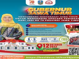 Cara Daftar Ikut Upacara HUT Jatim Ke-78 Di Grahadi, Ada 780 Undangan Dari Gubernur