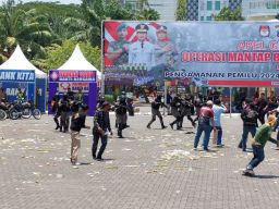 Belasan Ribu Personil Gabungan di Lamongan Siap Amankan Jalannya Pemilu 2024