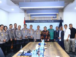 Humas Polri dan SMSI Perkuat Kolaborasi Wujudkan Pemilu Damai