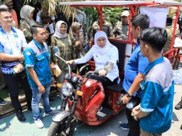260 Kendaraan Konversi Listrik Karya Siswa SMK Jatim Pecahkan rekor MURI