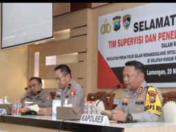 Kapuslitbang Polri Berkunjung ke Mapolres Lamongan