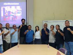 Diskusi Terkait Sahara Barat, Pengurus PWI Jatim Terima Kunjungan Solidarity Rising