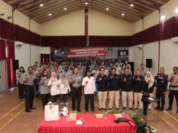 Polres Madiun Dan KPU Kota Madiun Sosialisasikan Pemilu 2024 Di Lapas Kelas I Madiun