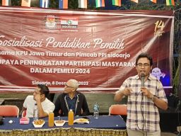 KPU Jatim Bersama PPI Sidoarjo Gelar Sosialisasi Dan Pendidikan Pemilih