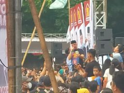 Hadiri Kampanye Gerindra di Surabaya, Ahmad Dhani Optimis Menangkan Prabowo - Gibran Pemilu 2024