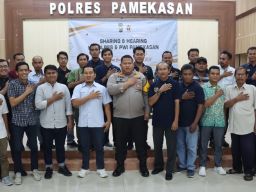 Sharing dengan Kapolres Pamekasan, Ketua PWI Singgung Program Prioritas Kapolri