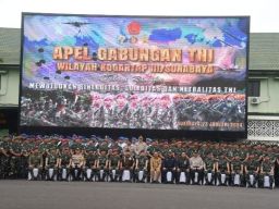 Apel Gabungan TNI-POLRI Sewilayah Kogartap III Ciptakan Rasa Aman, Damai, Tertib dan Kondusif
