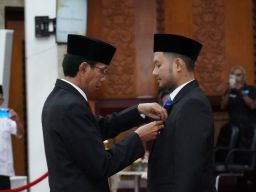 Airlangga Justitia Dilantik Anggota PAW DPRD Surabaya dari Fraksi Demokrat-Nasdem 