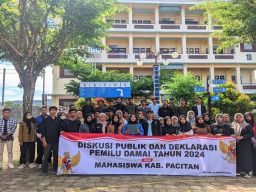 Mahasiswa Pacitan Gelar Deklarasi Tolak Politisasi Kampus Jelang Pemilu 2024