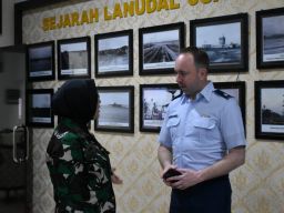 Komandan Wing Udara 2 Puspenerbal Terima Delegasi USAF Air War College