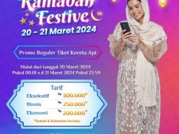 Ramadan Festive 2024, KAI Beri Diskon Tarif Kereta Api