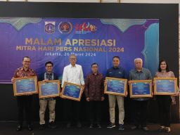 PWI Pusat Gelar Malam Apresiasi Dengan Mitra HPN 2024