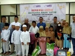 SMSI Kota Surabaya Gelar Buka Puasa Bersama Sekaligus Bagi Sembako dan Santunan Untuk Anak Yatim