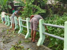 Cegah Banjir, Warga Desa Kedungsolo Dan Kelurahan Porong Normalisasi Mandiri Kali Balong