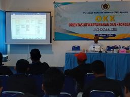 Guna Penuhi Syarat Keanggotaan PWI dan Uji Kompetensi, 30 Wartawan ikuti OKK diadakan PWI Nganjuk