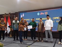 Ketua PWI Jatim Diacara Resepsi HPN dan HUT PWI ke-78 di Lamongan, Menyentuh