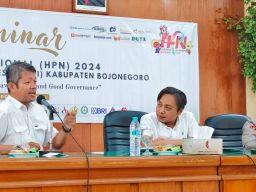 PWI Bojonegoro Gelar Seminar Literasi Media dalam Mengawal Clean and Good Governance
