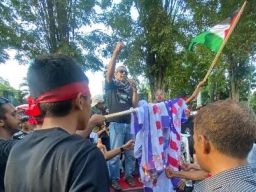 Kumail Kembali Gelar Aksi Damai Dukung Palestina