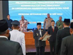 Peringatan Keras PJ Bupati Pidie Saat Pelantikan Administrator