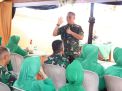 Jaga Keharmonisan Rumah Tangga, Pesan Dandim di Pertemuan Gabungan Personel dan Persit KCK Kodim 0808/Blitar