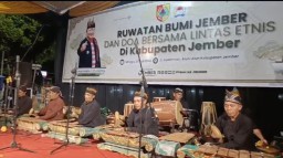 Gamelan Kyai Samudro Tampil Memukau Saat Ruwatan Bumi Jember