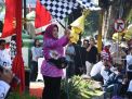 Ketua Persit KCK Cab XXXVI Bondowoso Lepas Peserta Pawai Budaya 