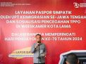 Kanwil Kemenkumham Jateng Beri Kemudahan Layanan Paspor Simpatik